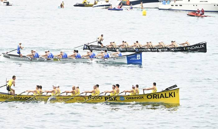 Orio bikain Kontxako lehen asteburuan, eta Getaria azken postuetan