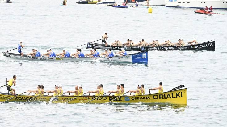 Orio bikain Kontxako lehen asteburuan, eta Getaria azken postuetan