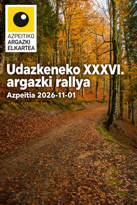 Udazkeneko 36. Argazki Rallya