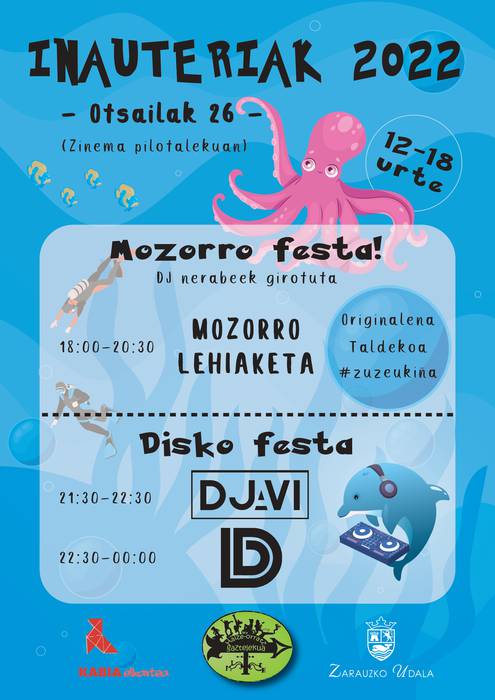 Inauterietako festa Haize-Orratz gaztelekuaren eskutik