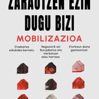 Mobilizazioa: 'Zarautzen ezin dugu bizi' lelopean mobilizazioa, Ernaik eta LABek deituta