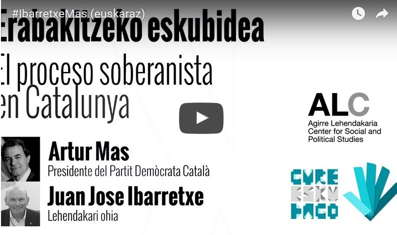 Jarraitu hemen Ibarretxe eta Masen hitzaldia, ZUZENEAN