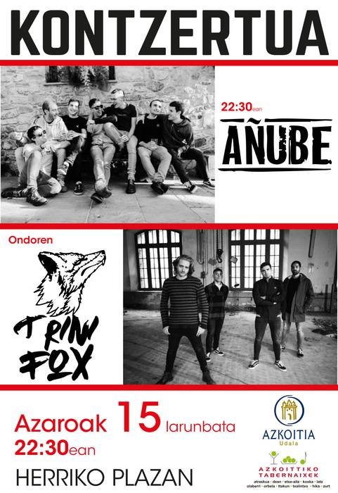 Kontzertuak: Añube eta Trini Fox