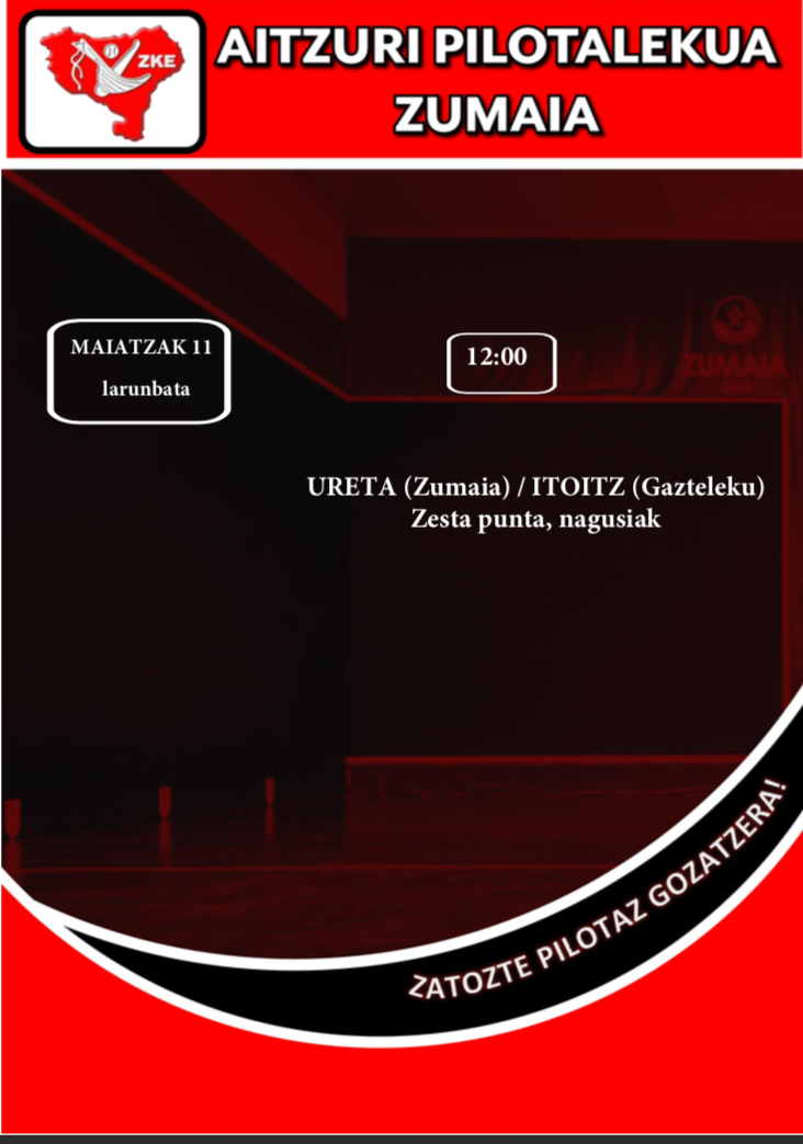 Aste honetako pilota partidak