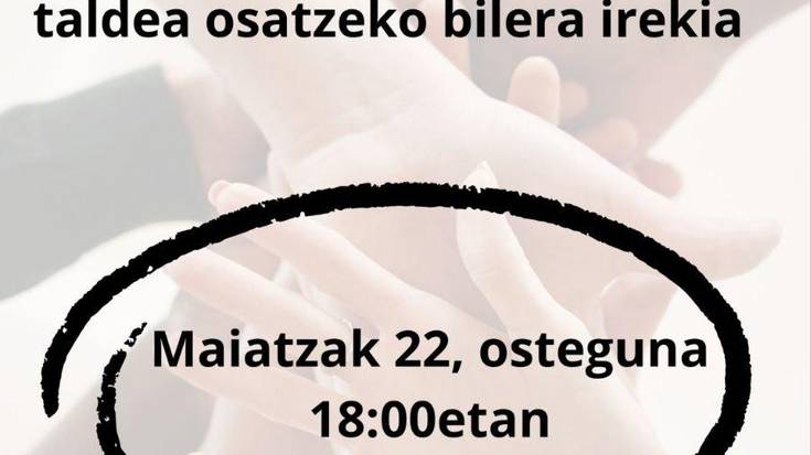 Zestoan Altxa Burua taldea osatzeko batzarra
