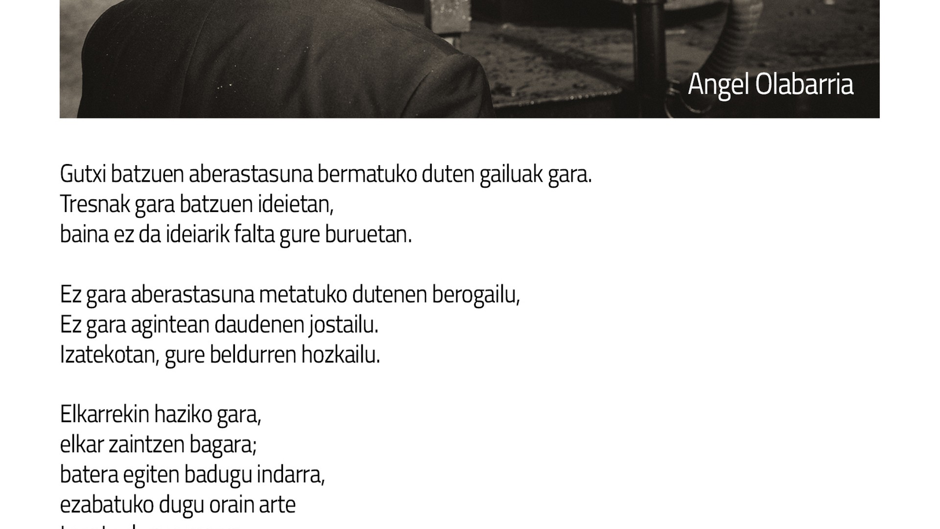 Maialen Etxanizek irabazi du III. Irudhitzen lehiaketaren testuen atala