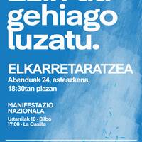 Elkarretaratzea: 'Ezin da gehiago luzatu'