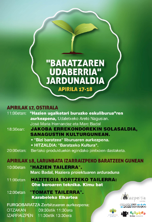 'Baratzaren udaberria' jardunaldia egingo dute Azpeitian asteburuan
