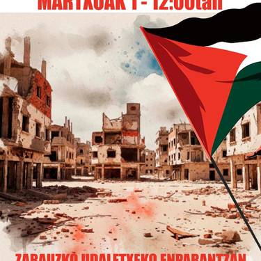 Elkarretaratzea: Palestina gogoratzeko eta babesteko ibilaldi solidarioa