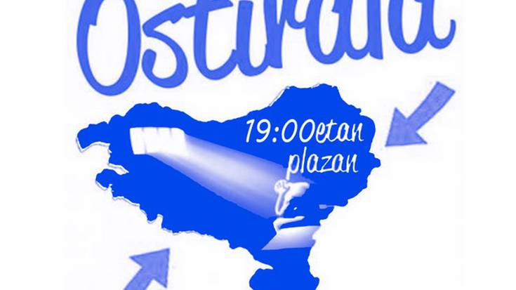 Euskal preso eta iheslariak etxeratzeko elkarretaratzea ostiralean