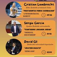 Formakuntza: Cristian Lambrecht, Sergio Garcia eta Davil Gil