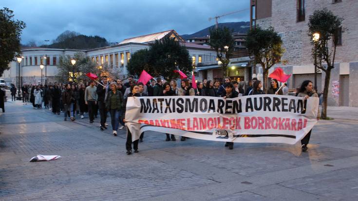 Matxismoaren aurrean, emakume langileen borrokaren garrantziaz ohartarazi du Itaiak