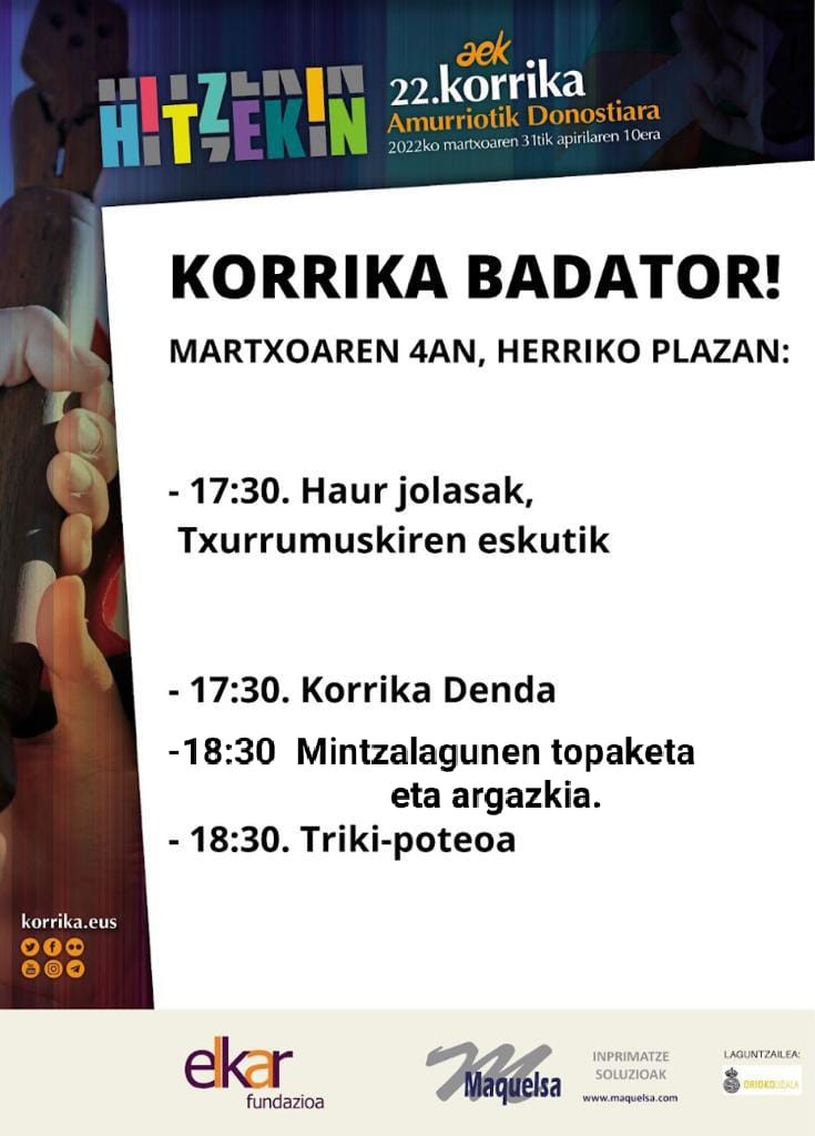 Korrika badator