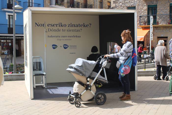 Ikusmina sortu du Gipuzkoako Garraioaren Lurralde Agintaritzaren kanpaina berriak Zarautzen