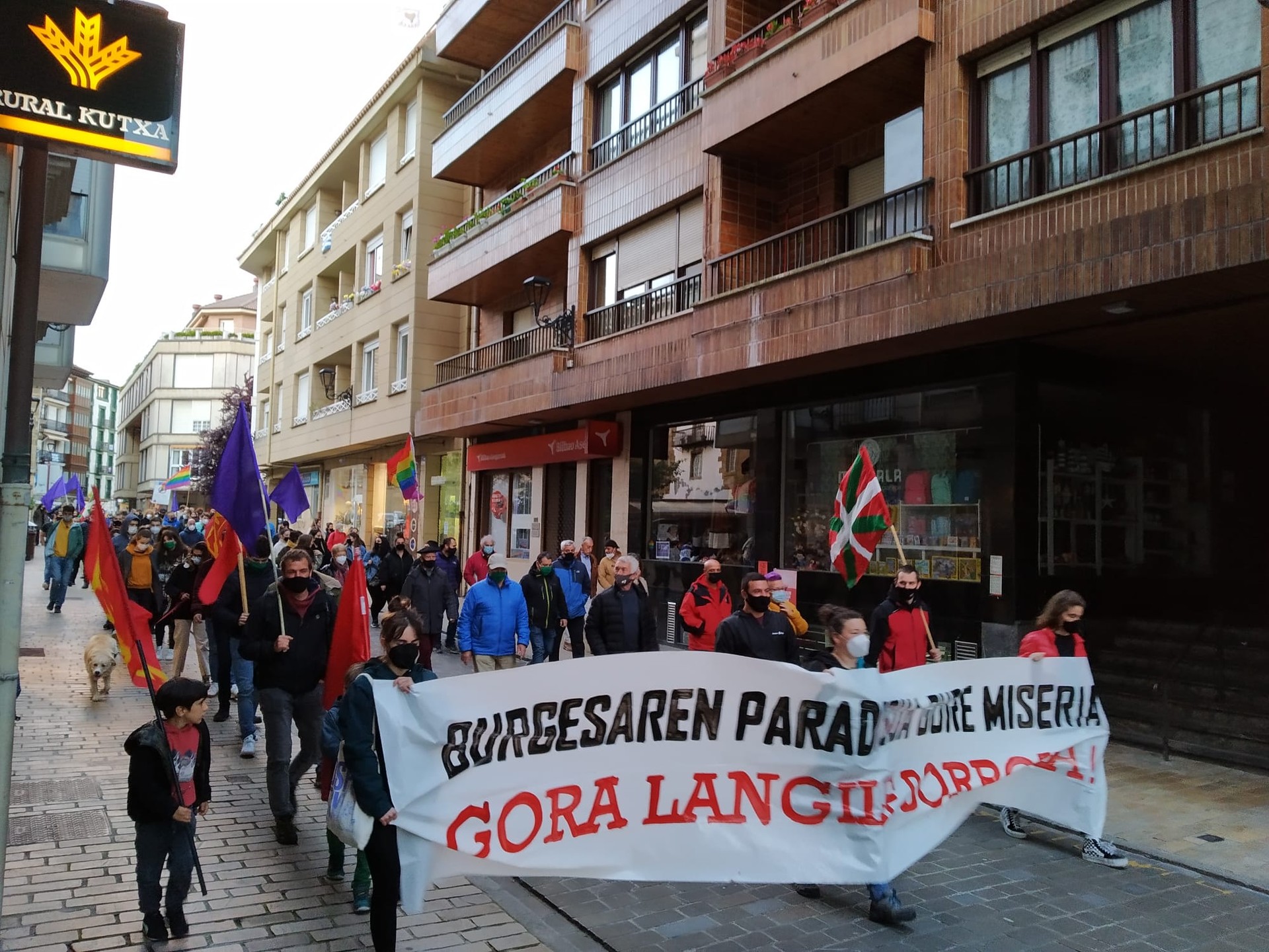 Zumaiako hainbat eragilek mobilizazioa deitu dute Maiatzaren Lehenerako