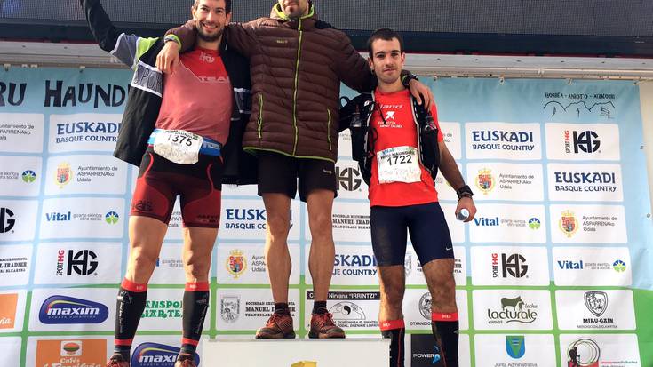 Bigarren izan da Mikel Etxeberria Hiru Handiak mendi lasterketan