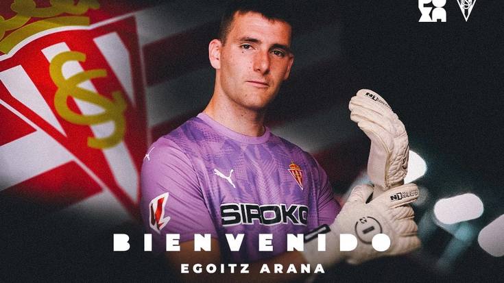 Gijongo Sporting taldearekin sinatu du kontratua Egoitz Arana atezainak