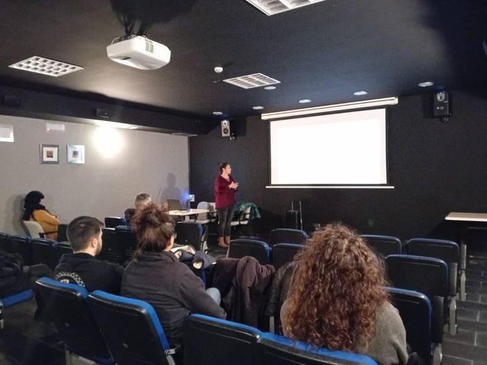 Euskarak bizi duen egoeraz aritu da Eneritz Albizu Aizarnazabalen