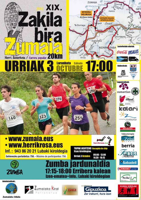 Zakila Bira lasterketarako izen-ematea zabalik dago