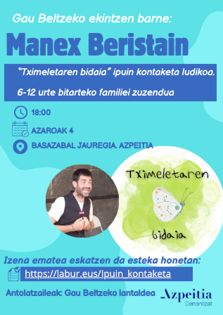 Ipuin kontaketa: 'Tximeletaren bidaia'