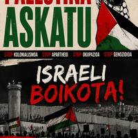 Elkarretaratzea: 'Palestina askatu. Israeli boikota!'