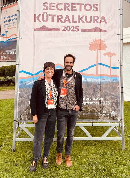 Munduko geoparkeen batzarrean da egunotan Euskal Kostaldeko Geoparkeko ordezkaritza