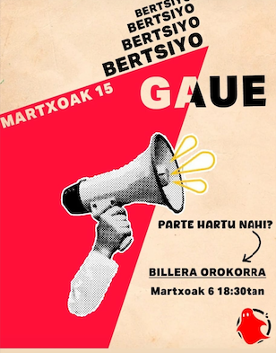 Gaztetxeko Bertsio Gaua prestatzeko bilera