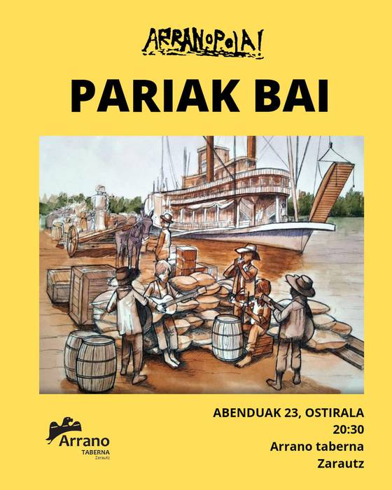 Arranopola: 'Pariak Bai'