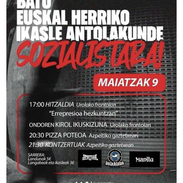 Jardunaldia: 'Batu Euskal Herriko ikasle antolakunde sozialistara'
