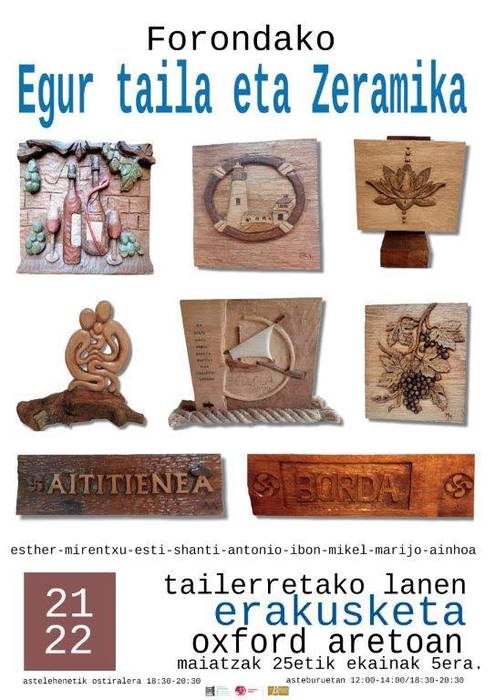 Egur taila eta zeramika erakusketa