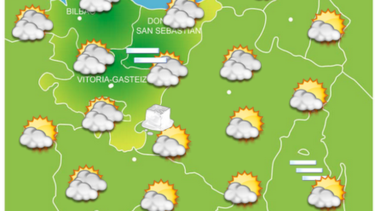 Zubian eguraldi ona... igandera arte