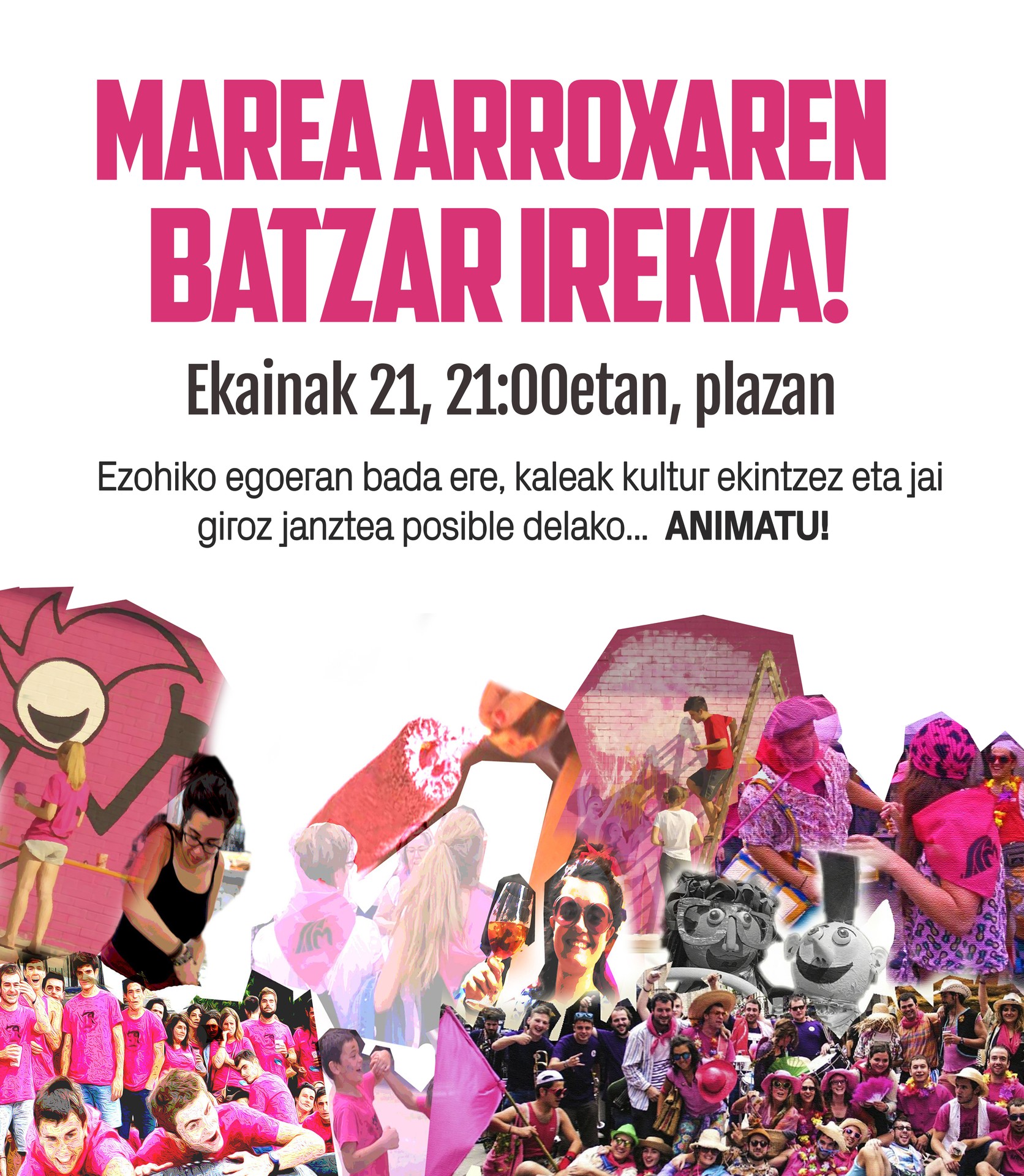 Batzar irekia antolatu du Marea Arroxak astelehenerako