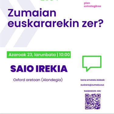 Zumaian euskararekin zer? Saio irekia