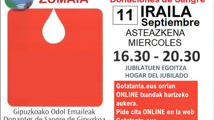 Odol emateak Zumaian