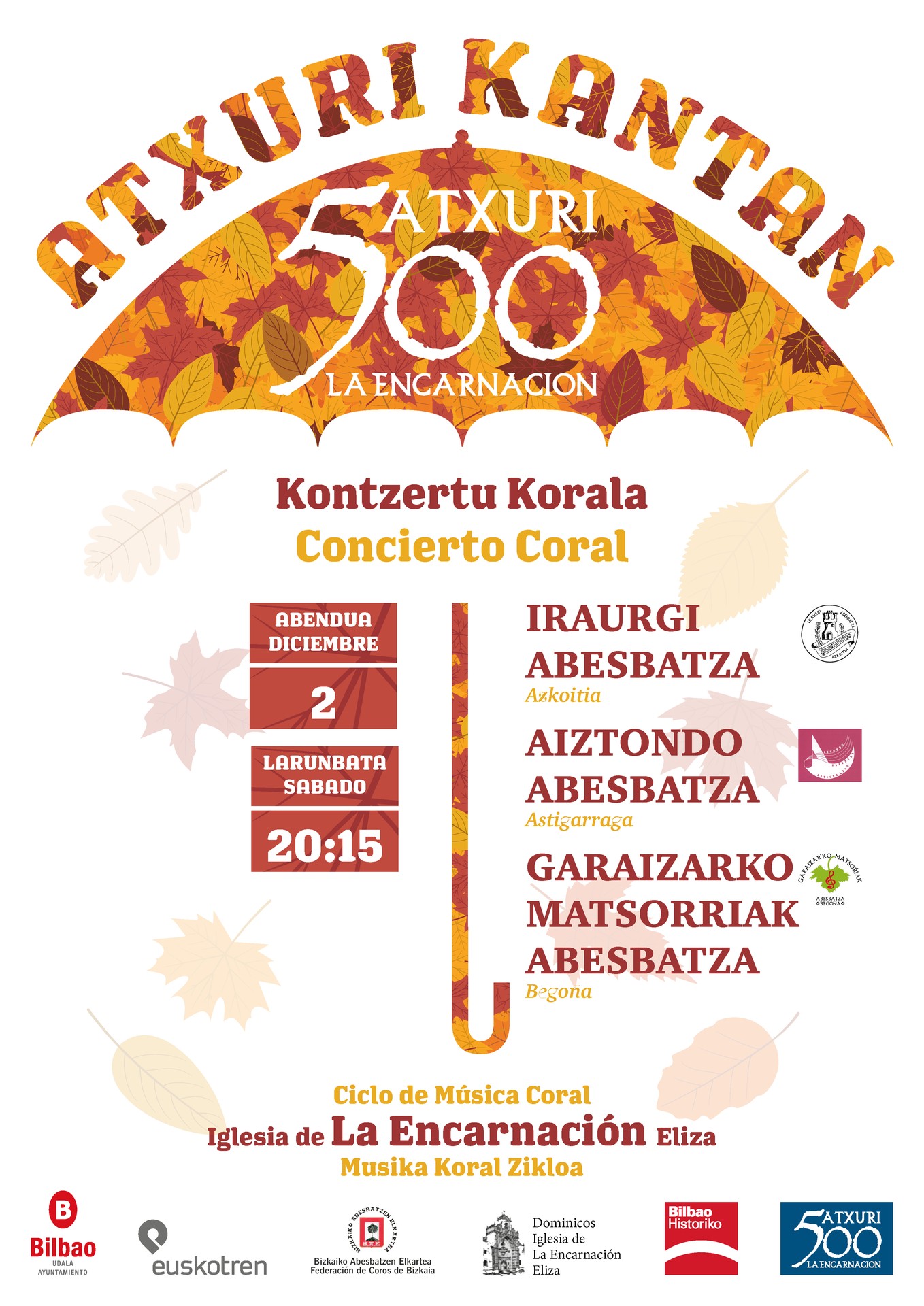 Iraurgi Abesbatzak Bilbon kantatuko du