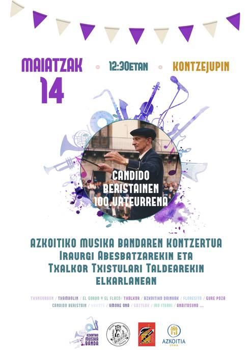 Azkoitiko Udal Musika Bandaren Eguneko kontzertua