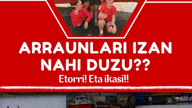 Arraunean aritzera gonbidatu ditu Telmo Deunek Zumaiako eta inguruko herrietako gazteak