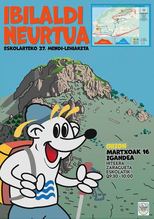 Mendi-ibilaldia: Eskolarteko Ibilaldi Neurtua Orion