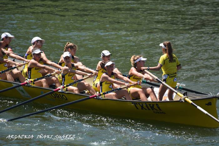 Orio eta Zarautz hirugarren sailkatu dira ligako lehen estropadetan