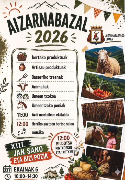 Jan Sano eta Bizi Pozik azoka