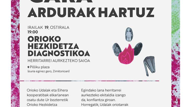 Aurkezpena: 'Orioko Hezkidetza Diagnostikoa: Ur bazterretik'