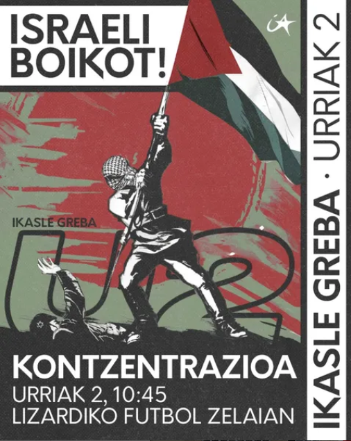 Kontzentrazioa: Palestinaren aldeko kontzentrazioa, Urola Kostako Ikasle Abertzaleak deituta