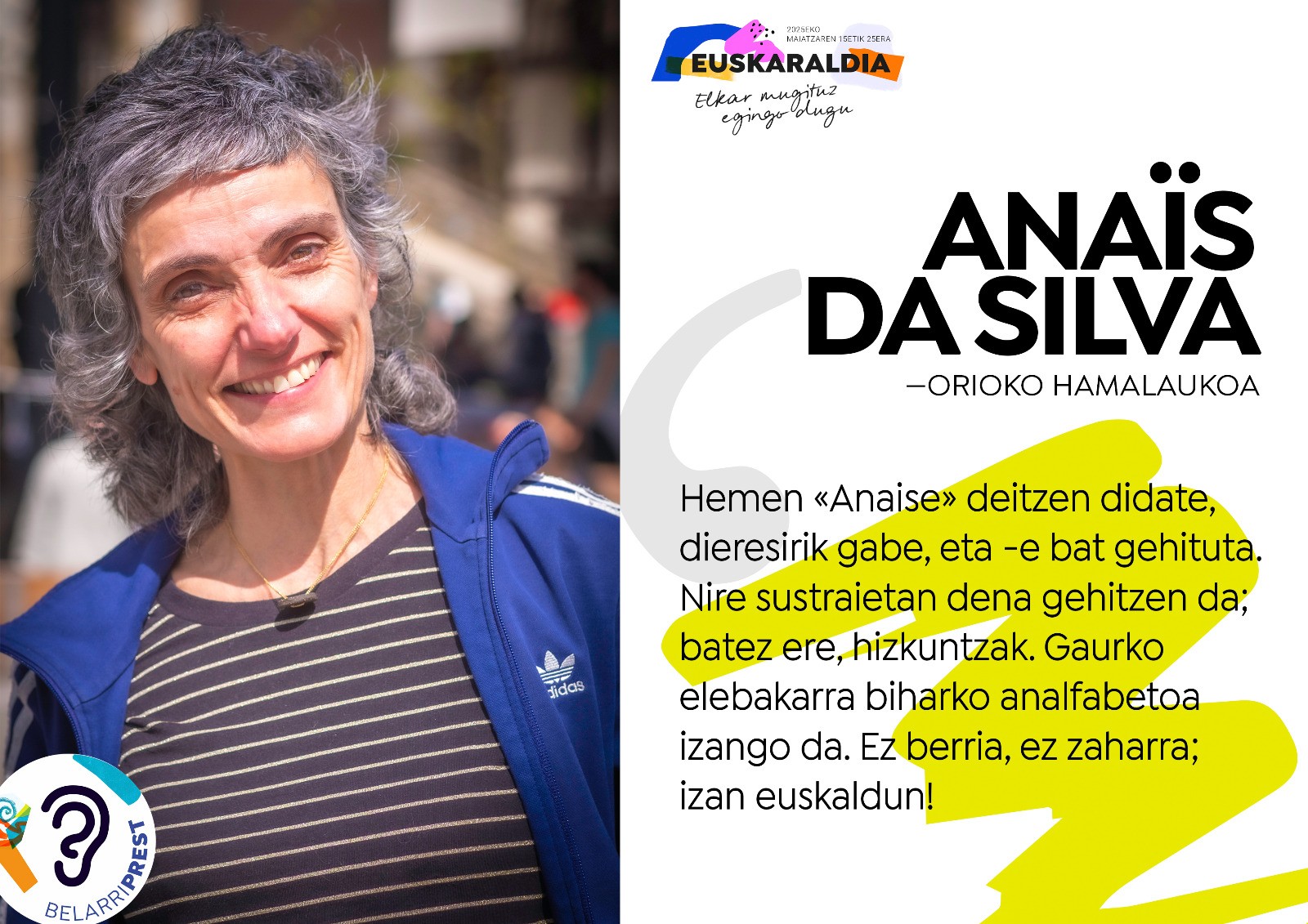Orioko hamalaukoa: Anaïs Da Silva