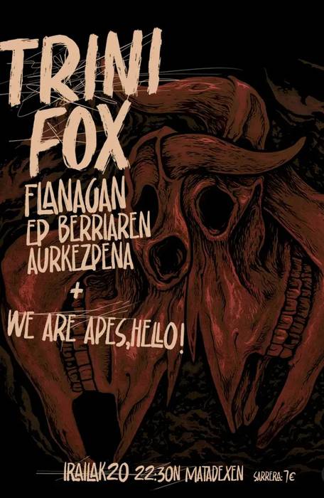 Trini Fox eta We Are Apes, Hello! musika taldeen kontzertuak