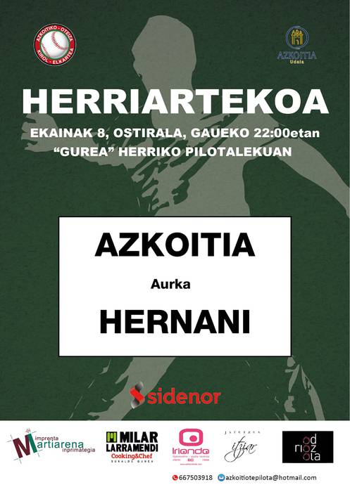 Eskuzko Herriartekoa: Azkoitia-Hernani