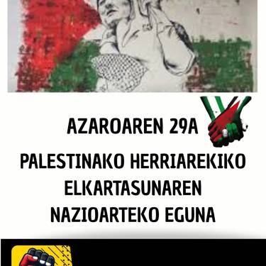 Elkarretaratzea Palestinaren alde
