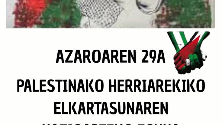 Elkarretaratzea Palestinaren alde