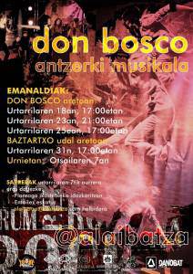 Floreagako Don Bosco antzerki musikala ikusgai urtarrilean zehar