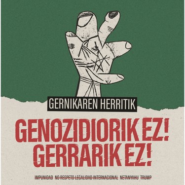 Elkarretaratzea: 'Genozidiorik ez! Gerrarik ez'