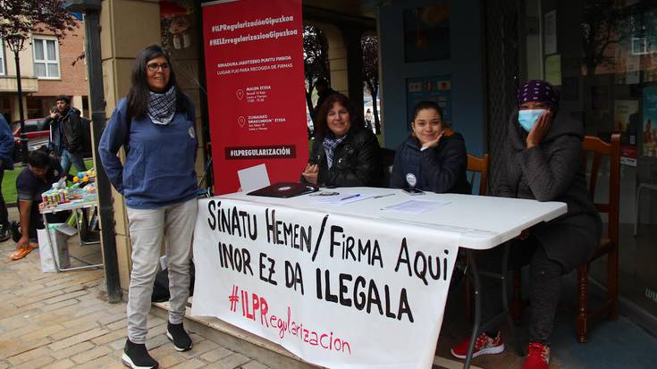 Erregularizazioaren aldeko sinadura bilketa egingo dute repetizioetan ere